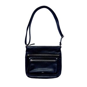 Relic By Fossil Riley Black Faux Leather Crossbody